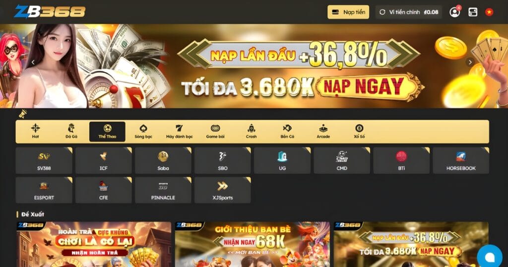 Hướng Dẫn Cá Cược Thể Thao Tại ZB368