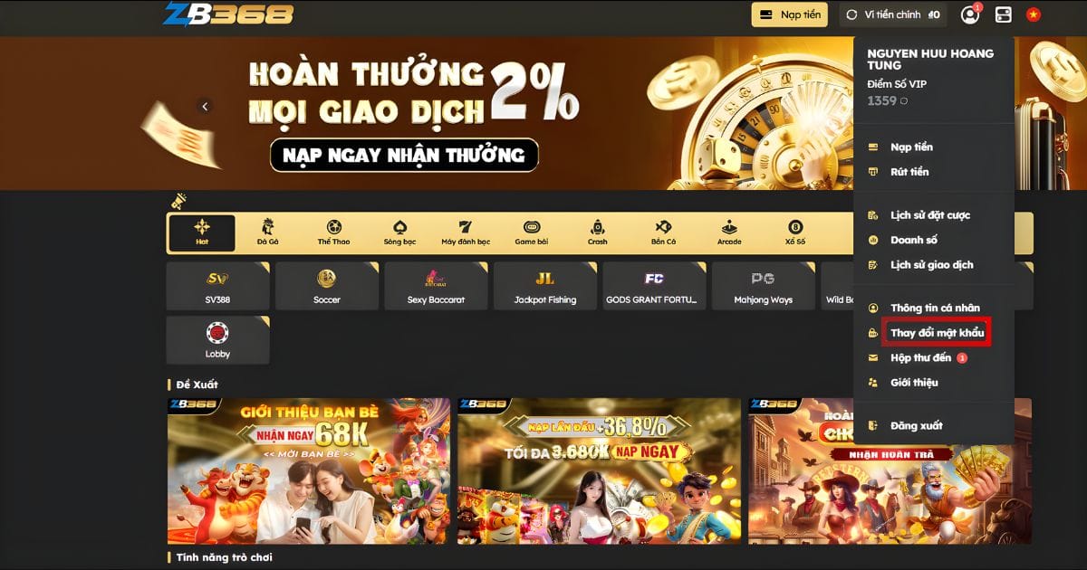 Hướng Dẫn Bảo Mật Tài Khoản ZB368 – Xác Minh OTP & 2FA